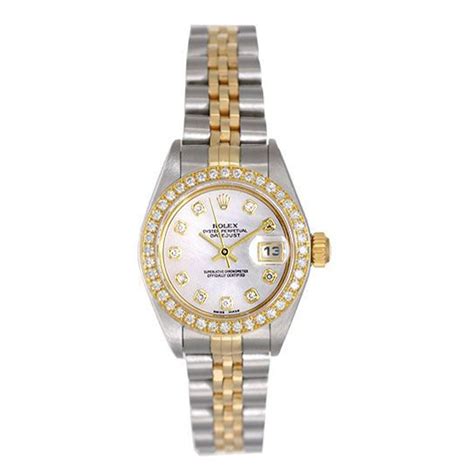 rolex watch mother of pearl face|diamond bezel for ladies rolex.